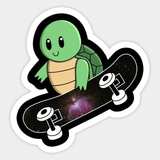 Space Turtle Skateboard Sticker